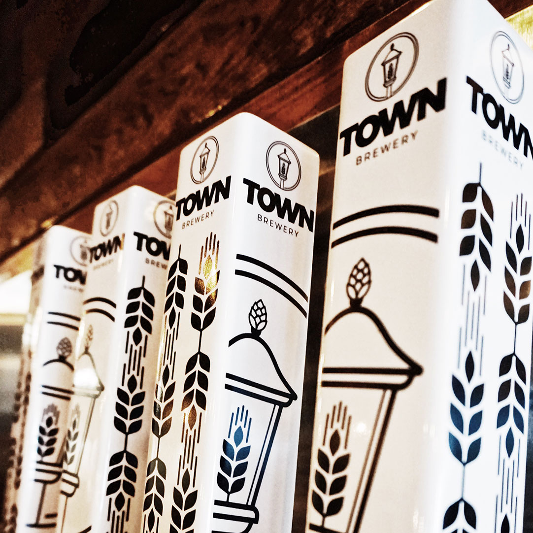Town Brewery brand and packaging